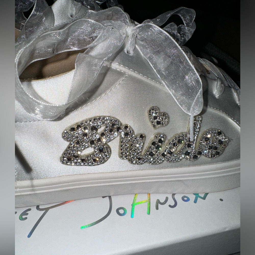 Bride Sneakers by Betsy Johnson x David’s Bridal exclusive